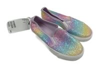 Nové - Barevné třpytivé plátěné boty H&M vel. 27