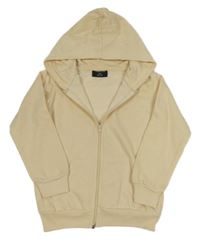 Béžová prepínaci mikina s kapucňou