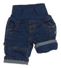 Tmavomodré podšité rifle