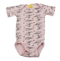 Světlerůžové body se včelkou Májou 