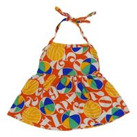 Farebná vzorovaná šatová tunika