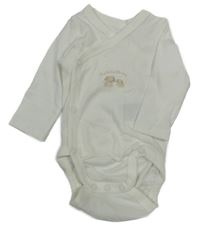 Bílé zavinovací body s pejsky H&M