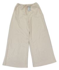 Nové - Smetanové wide leg tepláky Primark