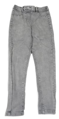 Šedé elastické skinny rifle Next 