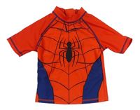 Červenoi-tmavomodré UV tričko s pavoukem - Spider-man MARVEL
