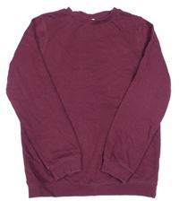 Tmavovínová mikina Tu