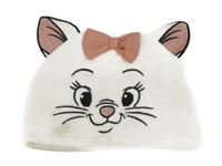 Bílá sametová čepice - kočička Marie