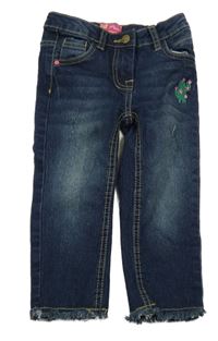 Tmavomodré skinny rifle s kaktusom impidimpi