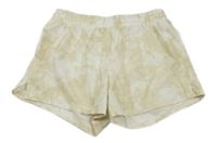 Béžovo-bílé batikované šusťákové kraťasy OLD NAVY