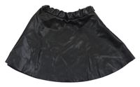 Čierna koženková sukňa H&M