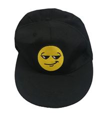 Čierna šiltovka so smajlíkom