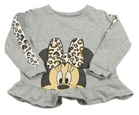 Sivá melírovaná mikina s Minnie George