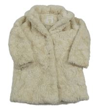 Béžový kožušinový podšitý kabát Matalan