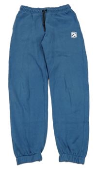 Modré tepláky s potiskem F&F