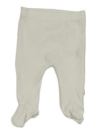 Bílé žebrované polodupky Matalan