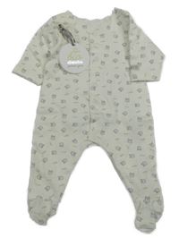 Nové - Smotanový overal so sovami Absorba