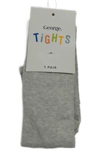 Nové - Svetlosivé melírované pančuchy George