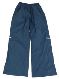 Tmavomodré šušťákové nepromokavé nohavice Alive