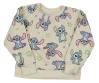 Svetlobéžová mikina so Stitchem Primark