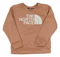 Starorůžová sportovní funkční mikina s logem The North Face