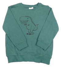 Zelená mikina s dinosaurom Famy
