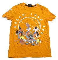 Oranžové tričko s Looney Tunes
