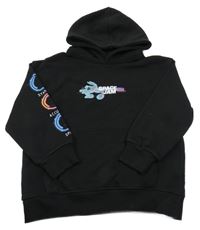 Černá mikina s potiskem a kapucí - Space jam Zara