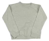 Sivá melírovaná mikina