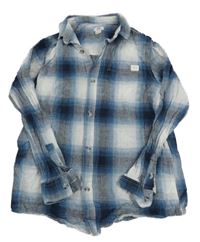 Modro-bílá kostkovaná košile River Island