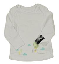 Nové - biele tričko s balónem dunnes