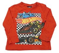 Červené triko s HotWheels