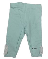 Svetlomodré legíny s volánikmi Disney