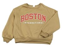 Béžová mikina s nápisom Shein