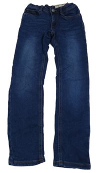 Tmavomodré teplákové skinny rifle Pepperts