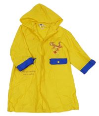 Žluto-modrá pláštěnka s Medvídkem Pú a kapucňou