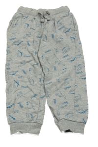 Šedo-modré tepláky s diny Impidimpi