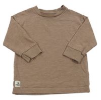 Hnedá mikina s nášivkou Next