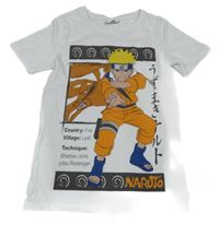 Biele tričko s chlapcem - Naruto