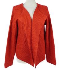 Dámský červený svetrový cardigán Heine 