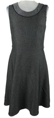 Dámské černo-šedé melírované šaty Next