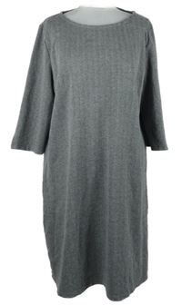 Dámské šedé vzorované šaty Blue Motion 