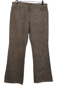 Dámske hnedé menšestrové zvonové nohavice M&S