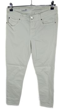 Dámské bílé skinny elastické kotníkové rifle GAP 