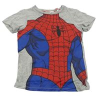Sivé tričko so Spidermanem zn. H&M