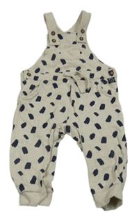 Béžové laclové tepláky s flíčky F&F