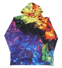 Farebná športová mikina s kapucňou