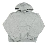 Sivá melírovaná mikina s kapucňou H&M