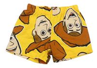 Žlté bavlnené kraťasy s Woodym George