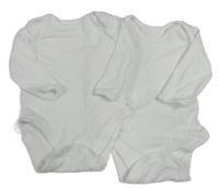 2x biele body George