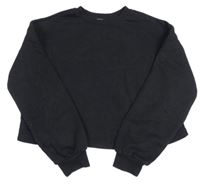 Čierna crop mikina New Look